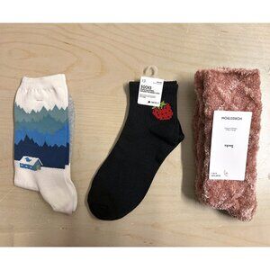Women's 3Pr Socks_J.Crew/ Forever 21/ Nordstrom